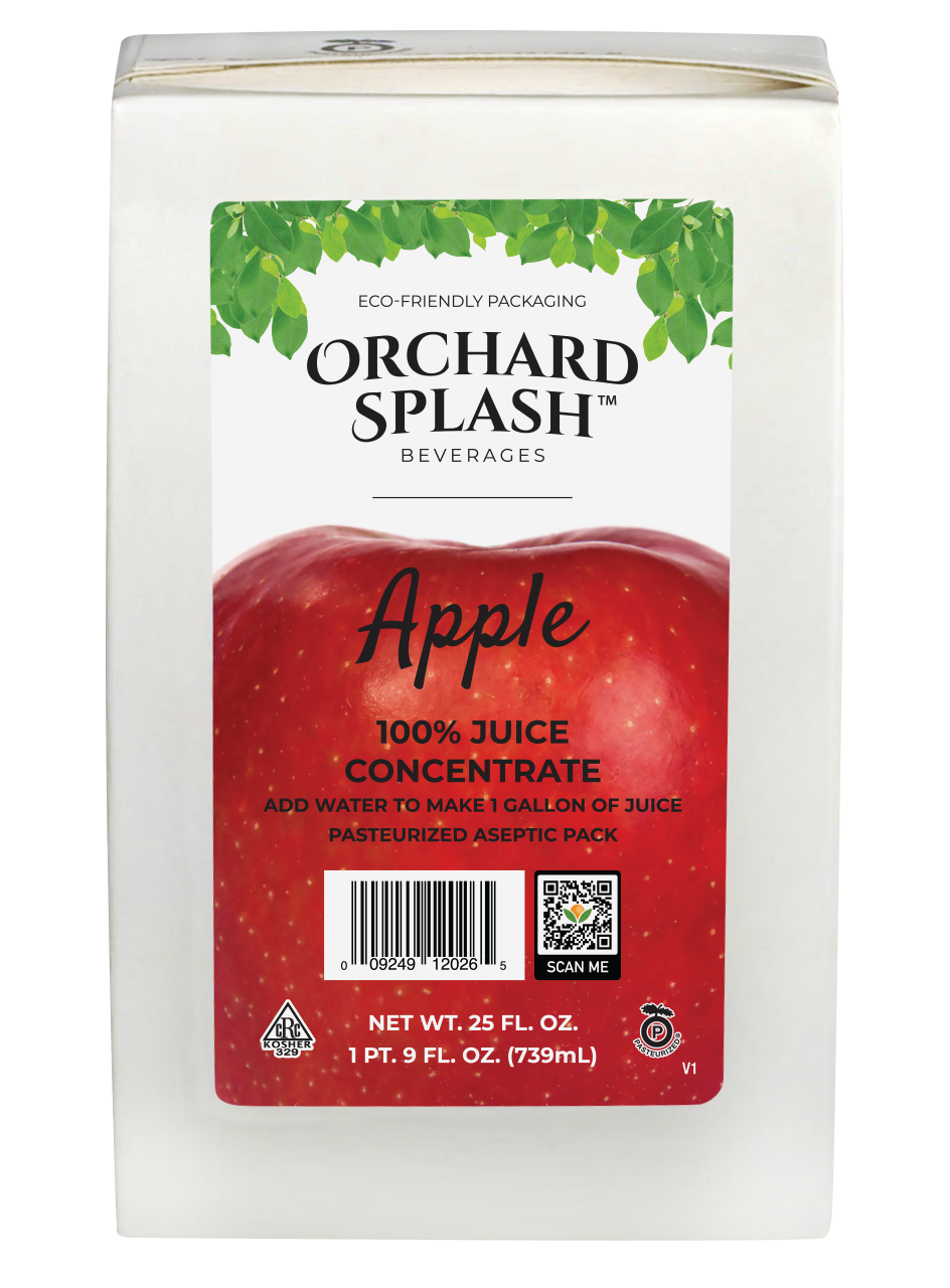 25oz Orchard Splash 100% Apple Juice Concentrate (Case of 12 Pcs.)